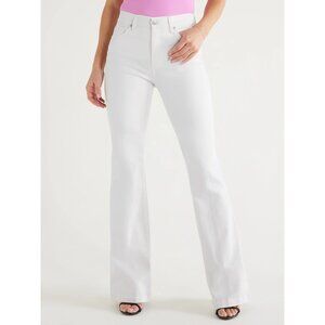 Sofia Jeans Women's Melisa Flare High Rise Jeans, Size 4 - WHITE NWT